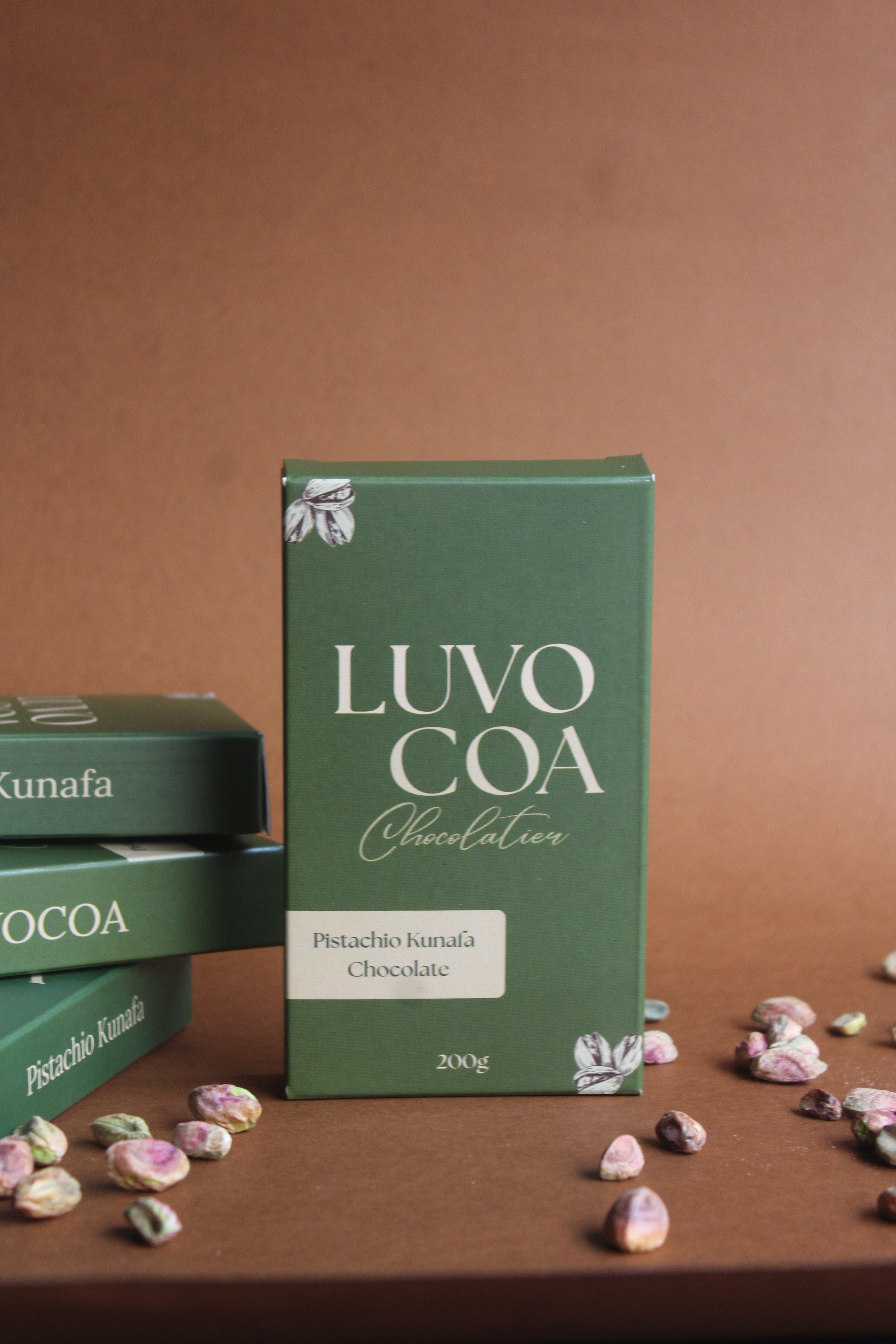 Pistachio Kunafa Chocolate