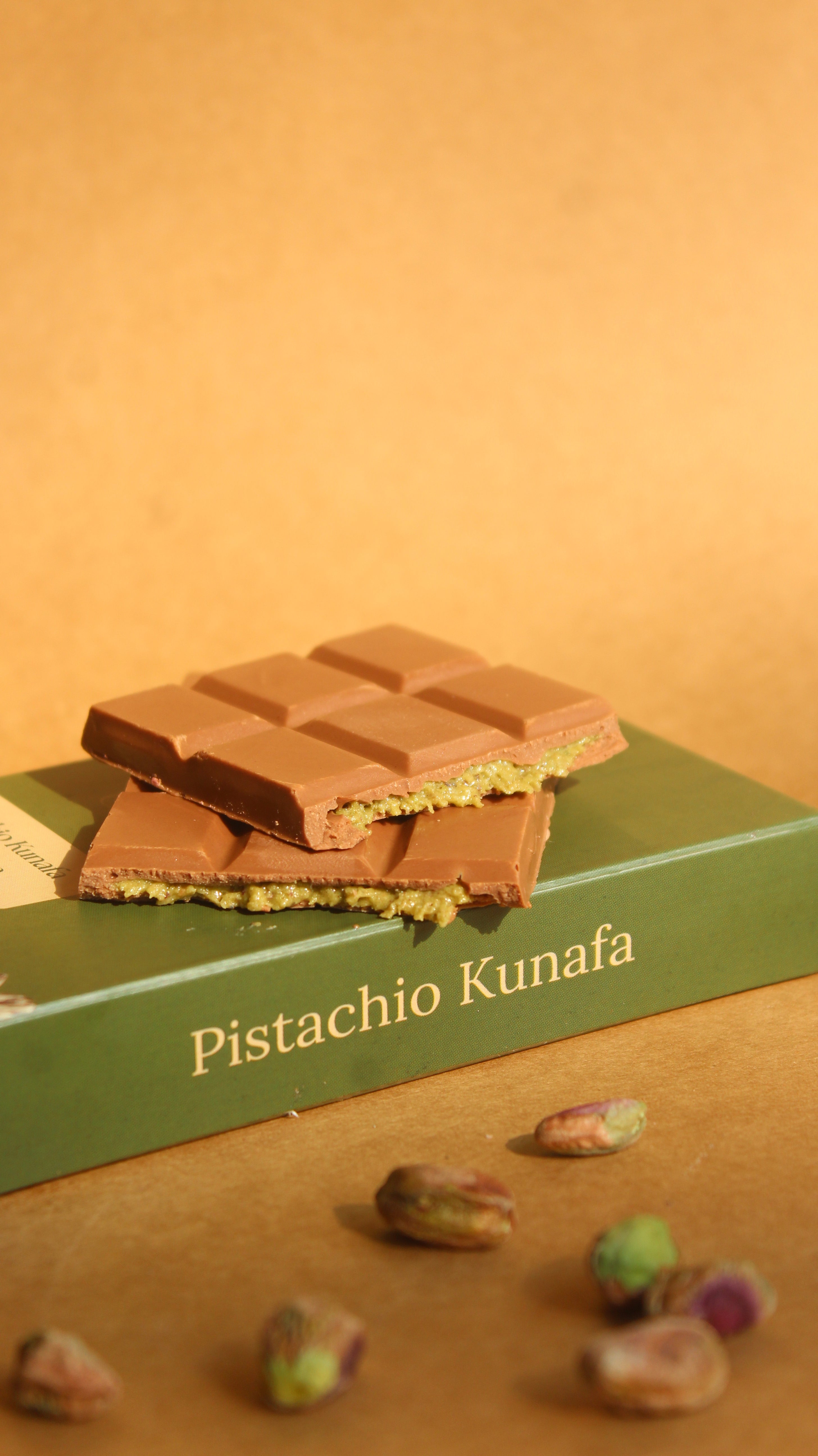 Pistachio Kunafa Chocolate